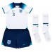 Engeland Luke Shaw #3 Babykleding Thuisshirt Kinderen WK 2022 Korte Mouwen (+ korte broeken)